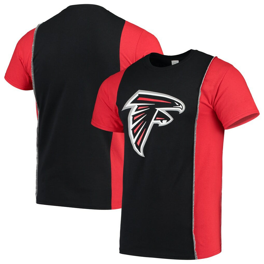 Refried Apparel Sustainable Upcycled Split T-Shirt - Atlanta Falcons