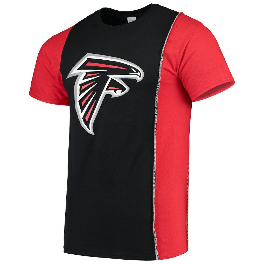 Refried Apparel Sustainable Upcycled Split T-Shirt - Atlanta Falcons