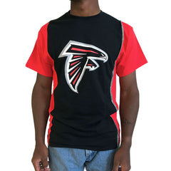 Refried Apparel Sustainable Upcycled Split T-Shirt - Atlanta Falcons