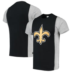 Refried Apparel Sustainable Upcycled Split T-Shirt - New Orleans Saints
