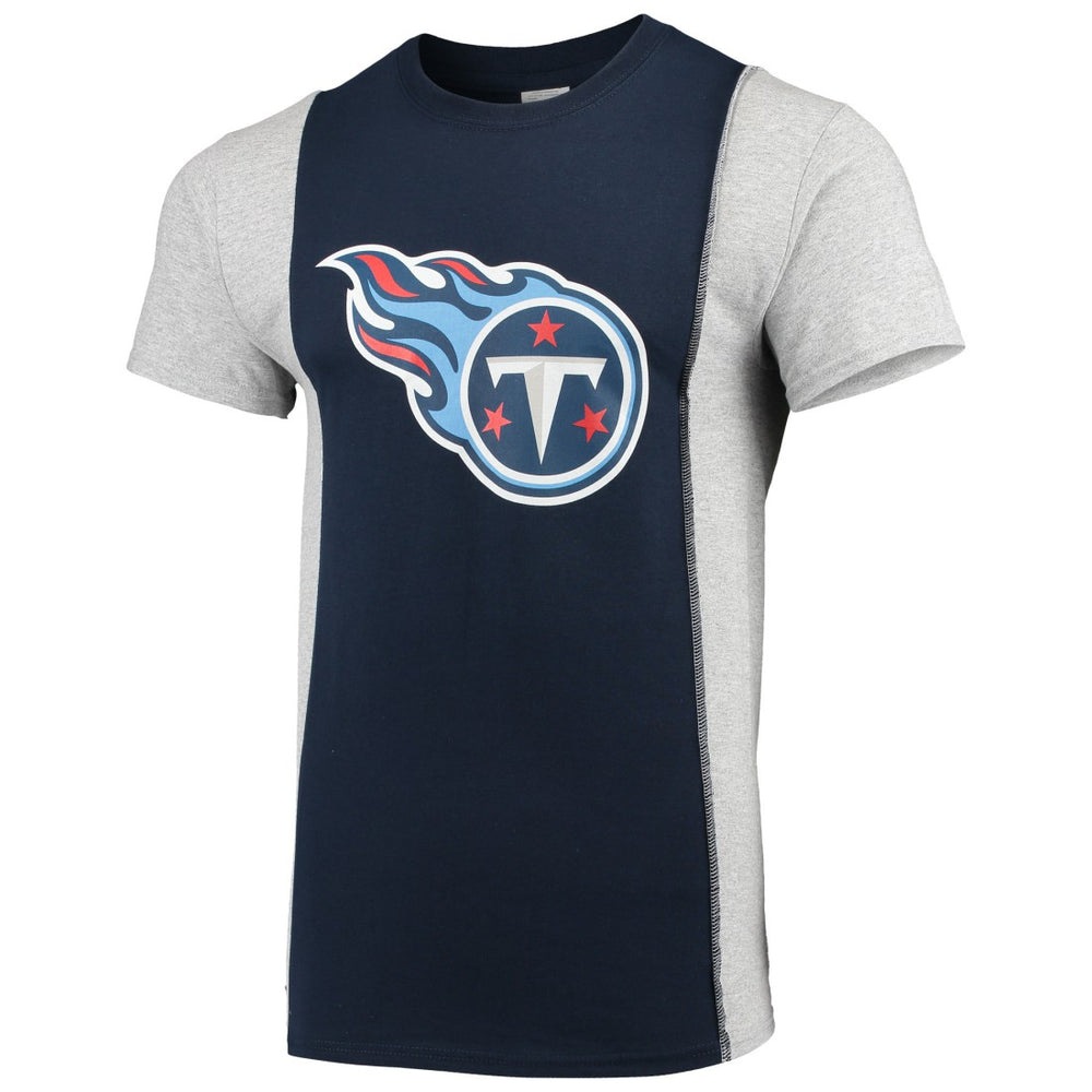 Refried Apparel Sustainable Upcycled Split T-Shirt - Tennessee Titans