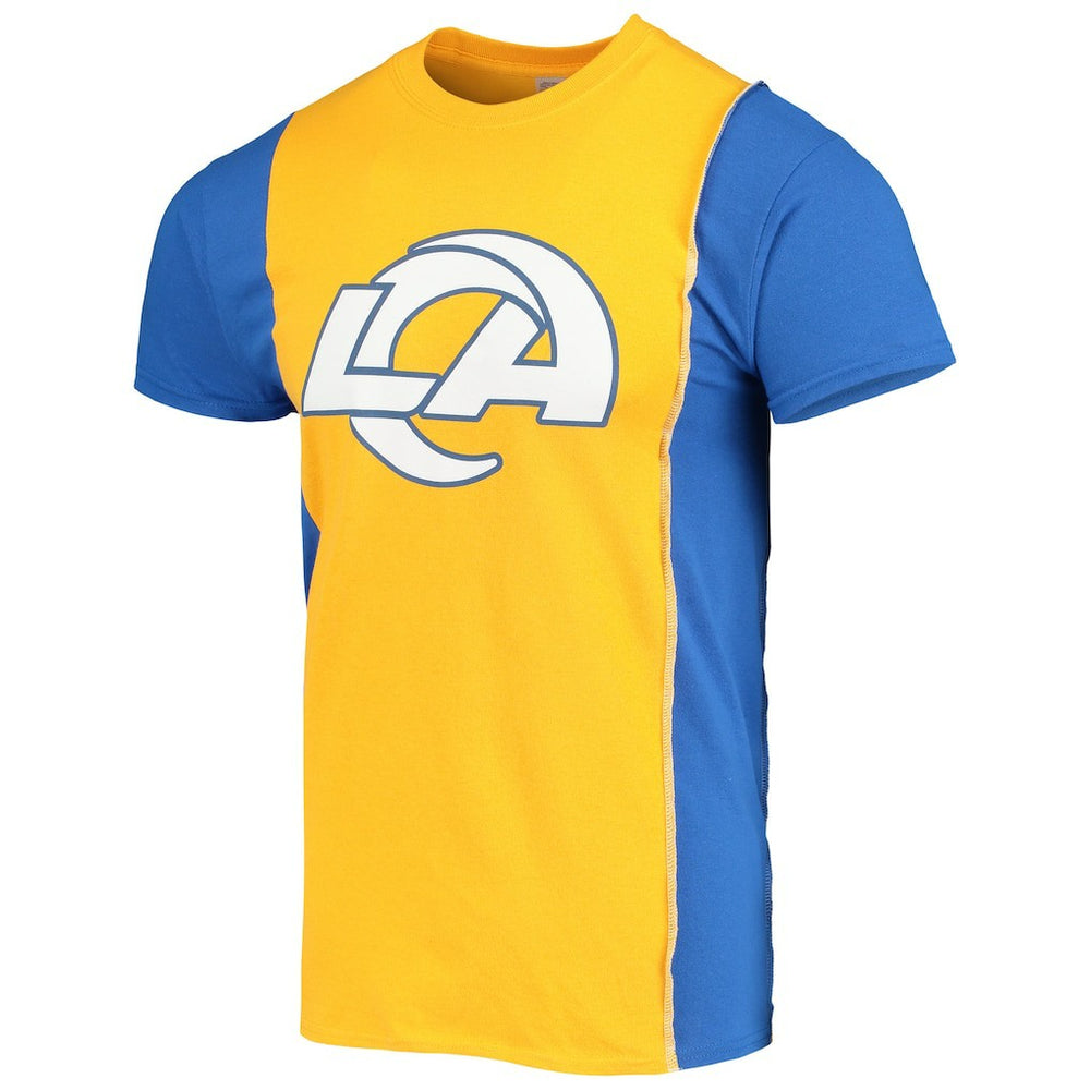 Refried Apparel Sustainable Upcycled Split T-Shirt - Los Angeles Rams
