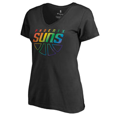 NBA Phoenix Suns Women's Team Pride Wordmark V-Neck T-Shirt