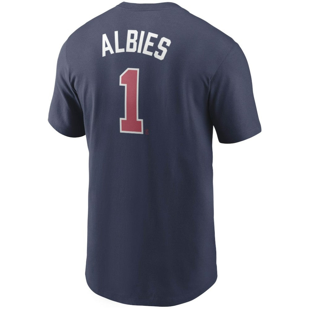 MLB Ozzie Albies Atlanta Braves Nike Fuse Name & Number T-Shirt
