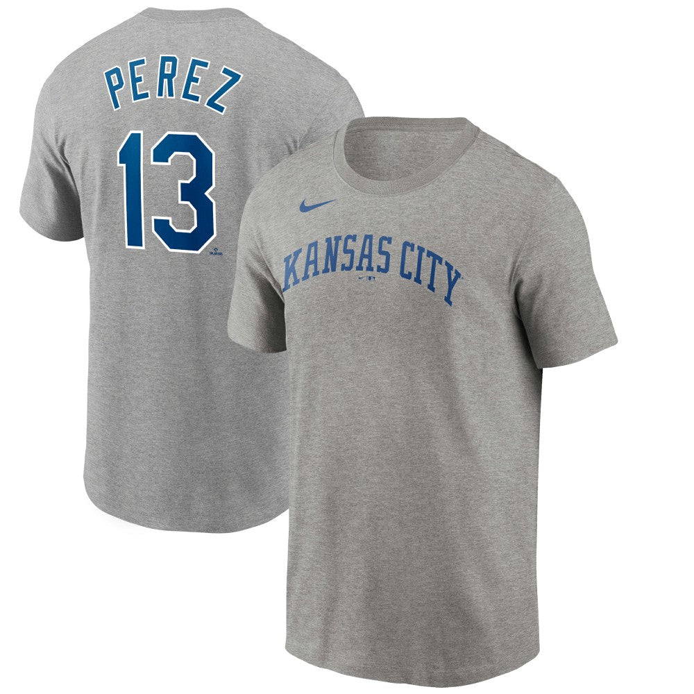 MLB Salvador Perez Kansas City Royals Nike Name & Number T-Shirt