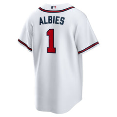 MLB Ozzie Albies Atlanta Braves Nike Home Replica Player Name Jersey