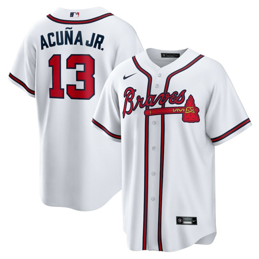 MLB Ronald Acuna Jr. Atlanta Braves Nike Home Replica Player Name Jersey