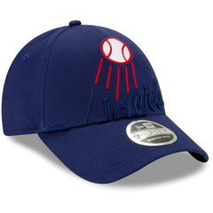 MLB Los Angeles Dodgers New Era Logo Elements Stretch Snapback 9FORTY Adjustable Hat