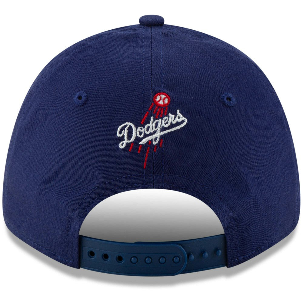 MLB Los Angeles Dodgers New Era Logo Elements Stretch Snapback 9FORTY Adjustable Hat