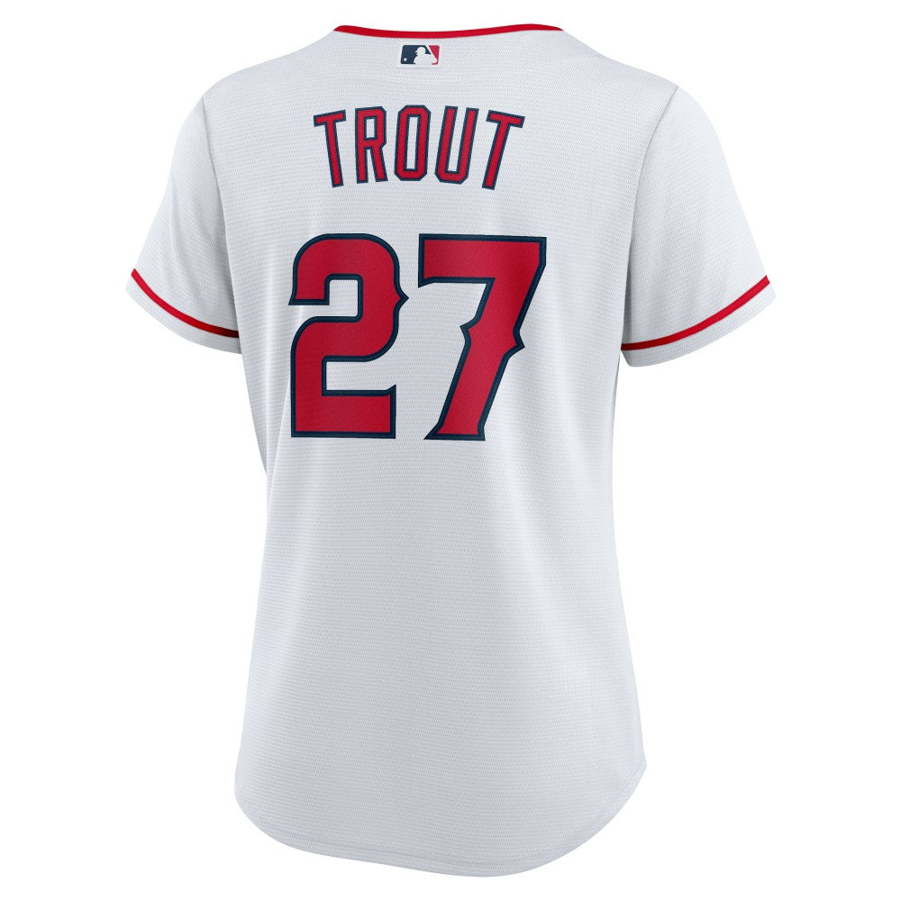 MLB Mike Trout Los Angeles Angels Nike Women's Home Replica Player Jersey