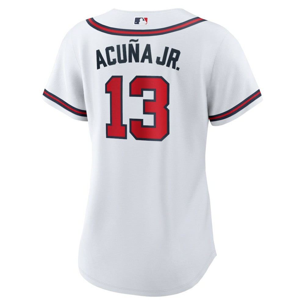 MLB Ronald Acuna Jr. Atlanta Braves Nike Women's Home Replica Player Jersey