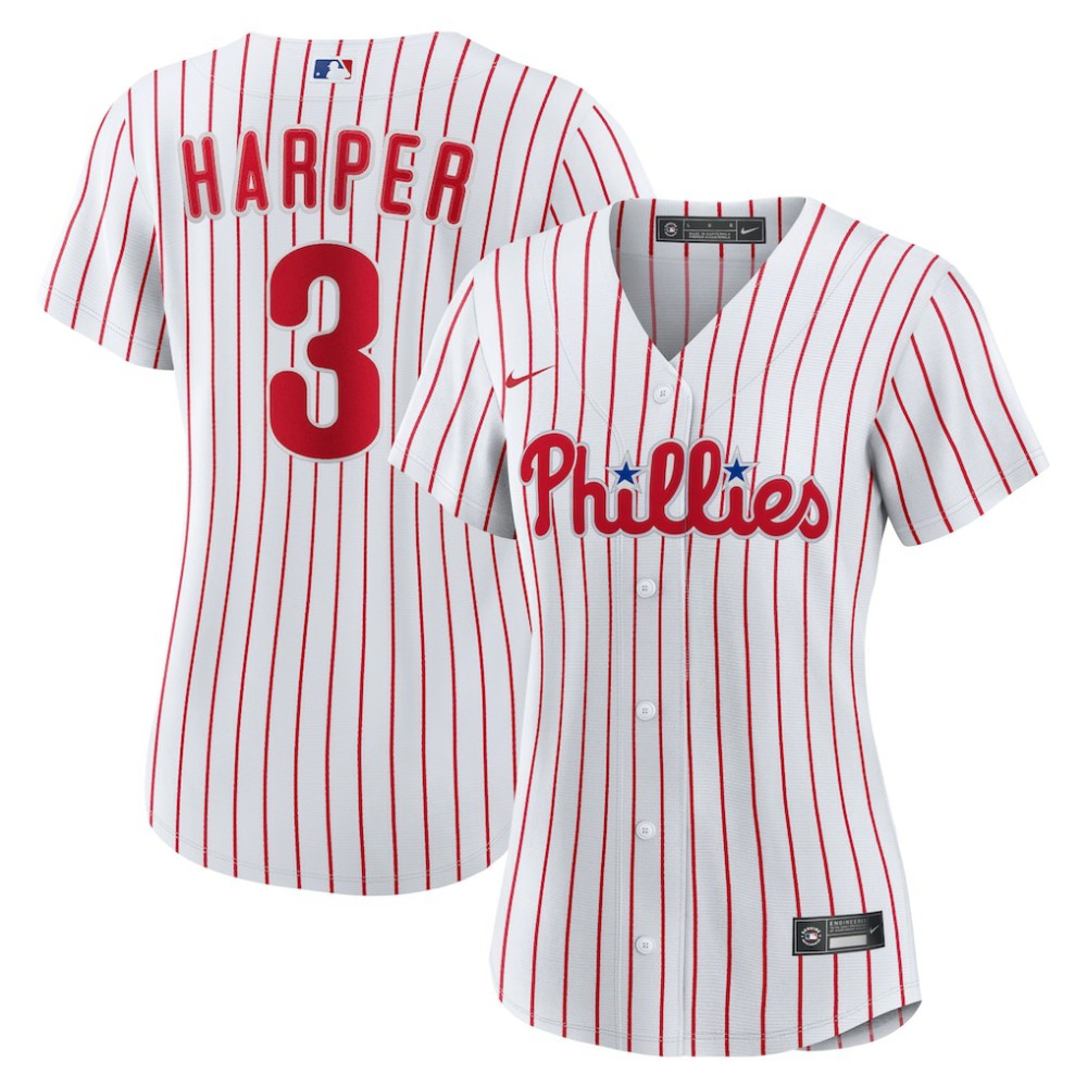 MLB Bryce Harper Philadelphia Phillies Nike Women's Home Replica Player Jersey