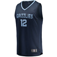 NBA Ja Morant Memphis Grizzlies Replica Fast Break Jersey Navy
