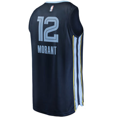 NBA Ja Morant Memphis Grizzlies Replica Fast Break Jersey Navy