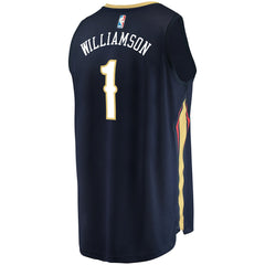 NBA Zion Williamson New Orleans Pelicans Replica Fast Break Jersey Navy