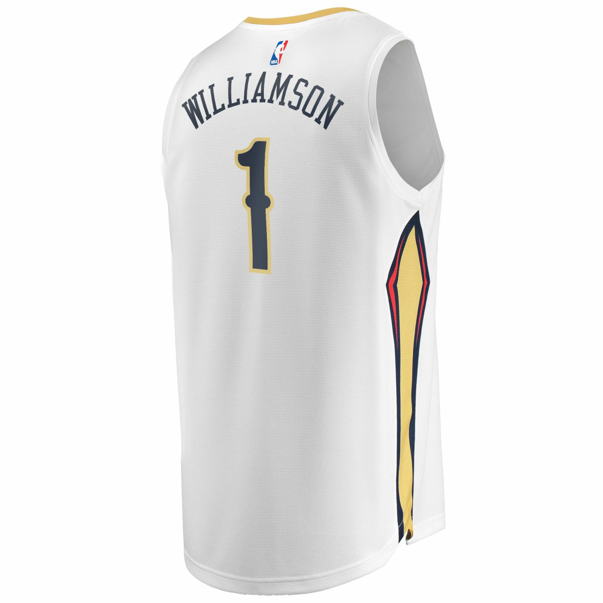 NBA Zion Williamson New Orleans Pelicans Replica Fast Break Jersey White