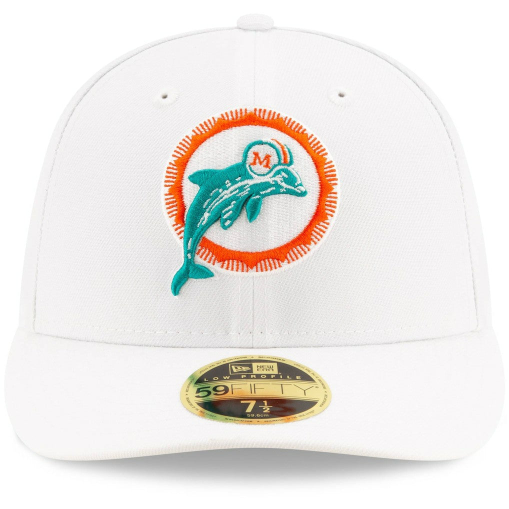 Omaha Low Profile 59FIFTY Fitted Hat - Miami Dolphins