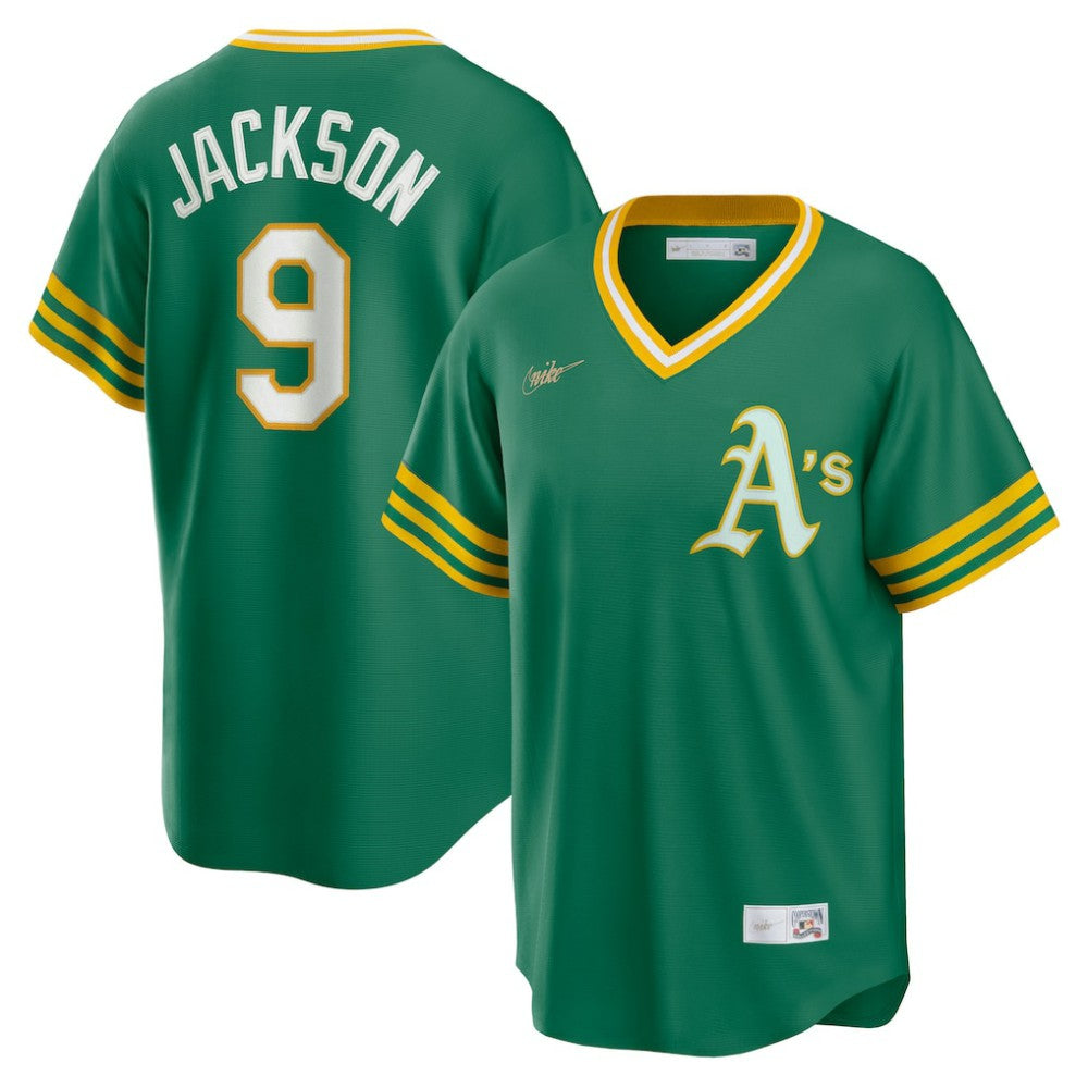 MLB Reggie Jackson Athletics Nike Road Cooperstown Collection Player Jersey