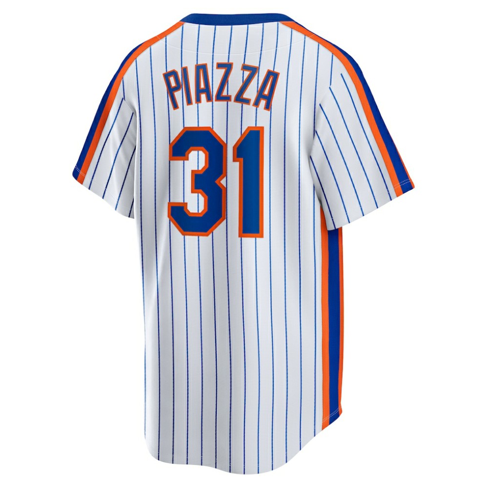 MLB Mike Piazza New York Mets Nike Home Cooperstown Collection Player Jersey