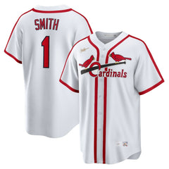 MLB Ozzie Smith St. Louis Cardinals Nike Home Cooperstown Collection Player Jersey