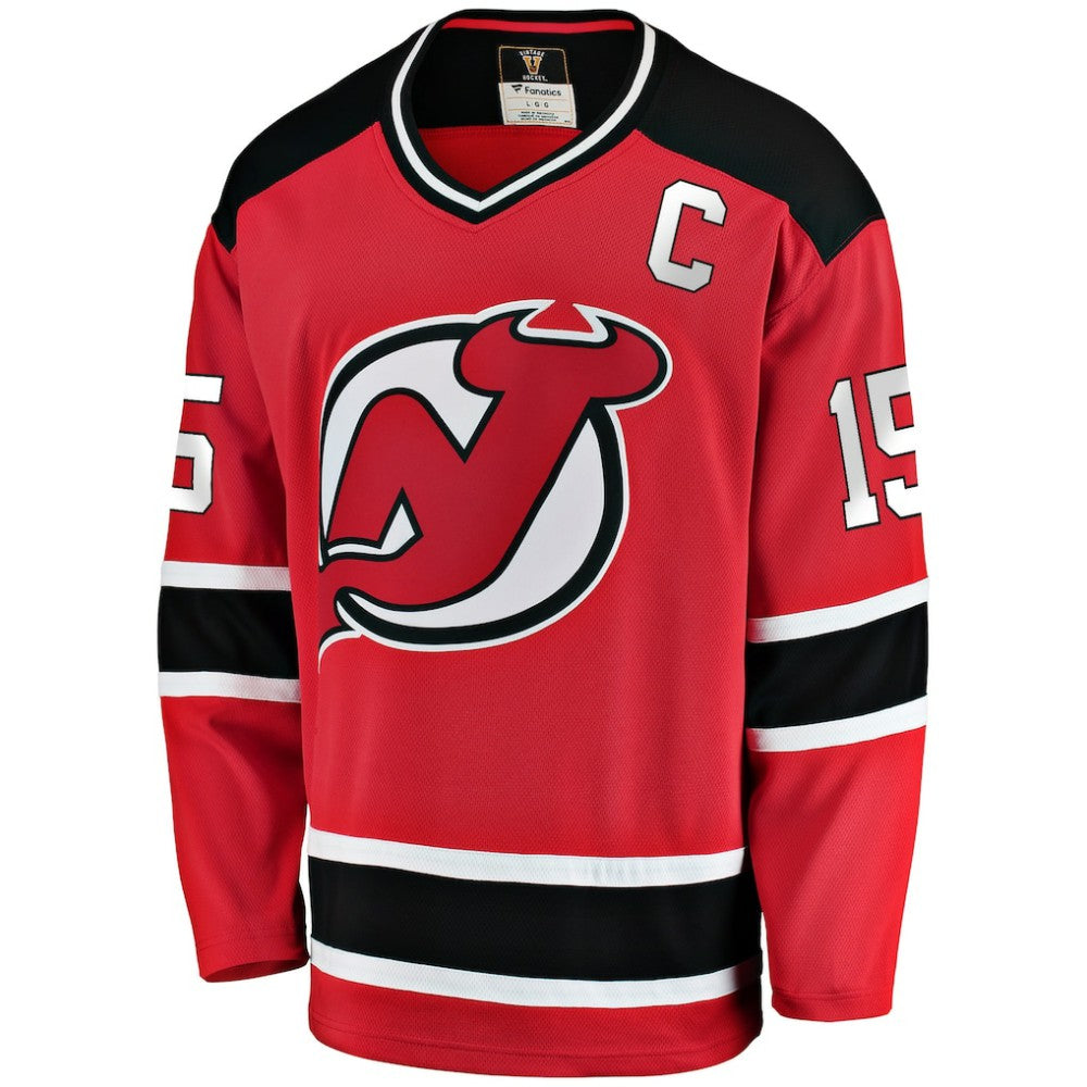 NHL Red Jamie Langenbrunner New Jersey Devils Fanatics Premier Breakaway Retired Player Jersey