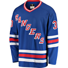 NHL Blue Glenn Healy New York Rangers Fanatics Premier Breakaway Retired Player Jersey