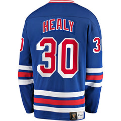 NHL Blue Glenn Healy New York Rangers Fanatics Premier Breakaway Retired Player Jersey