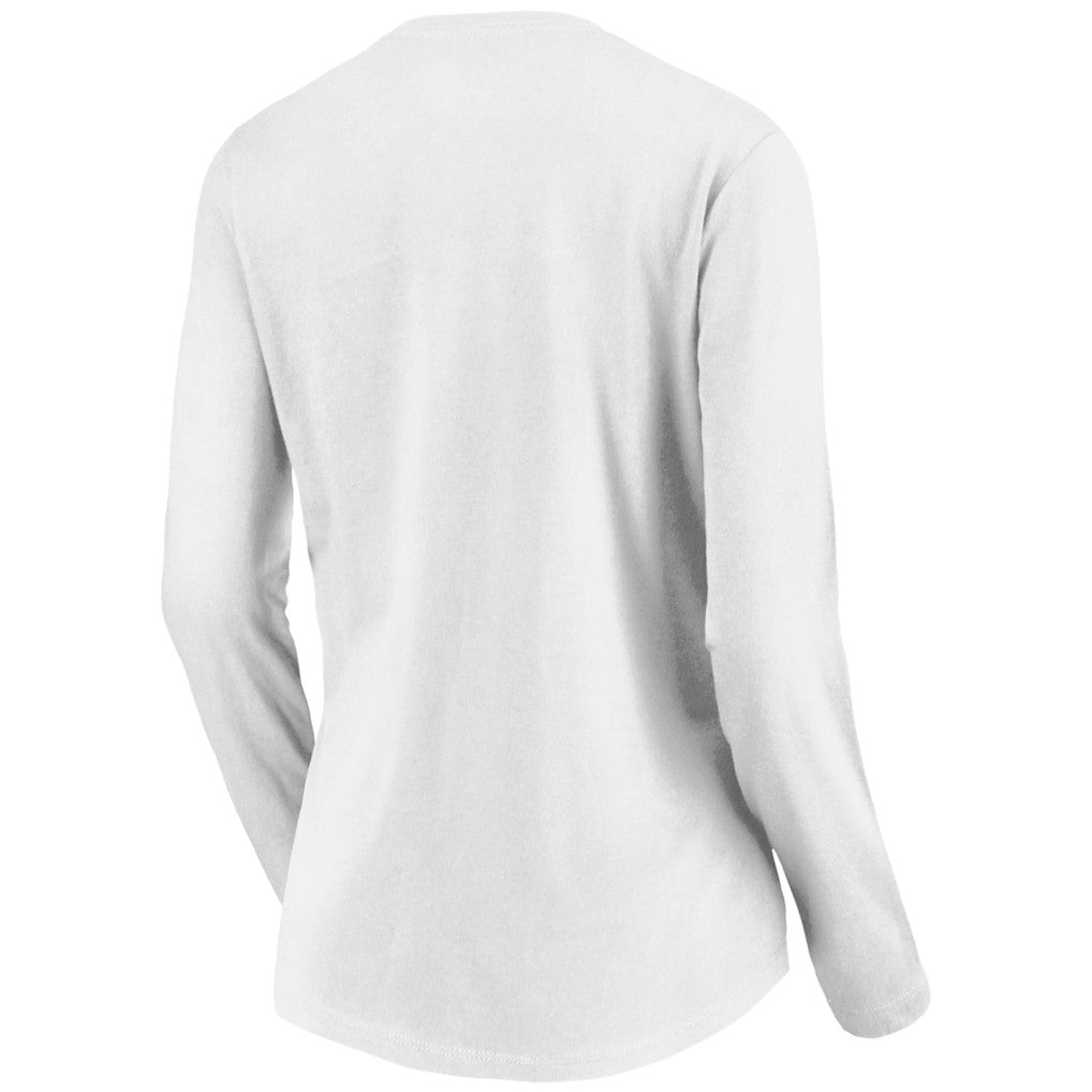 NBA Golden State Warriors Women's Primary Logo Long Sleeve V-Neck T-Shirt sale