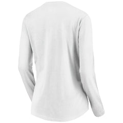 NBA Golden State Warriors Women's Primary Logo Long Sleeve V-Neck T-Shirt sale