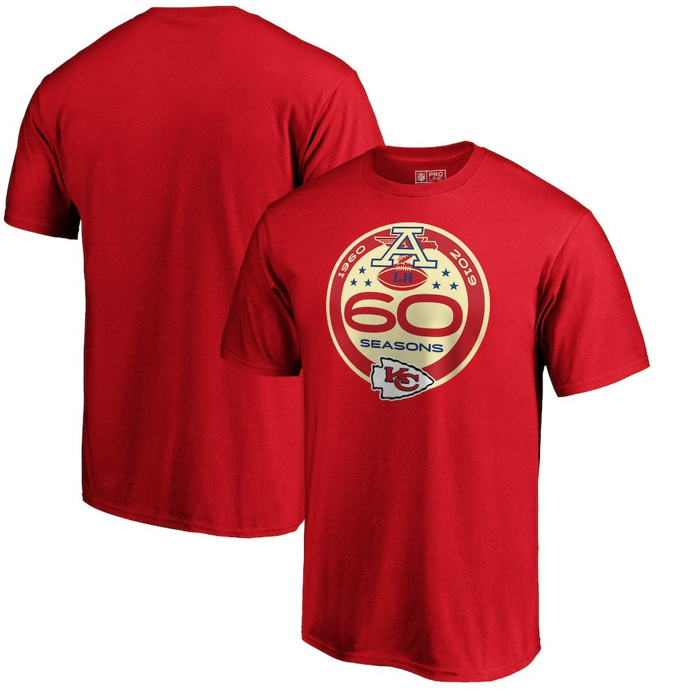 60th Season Logo T-Shirt - Kansas City Chiefs