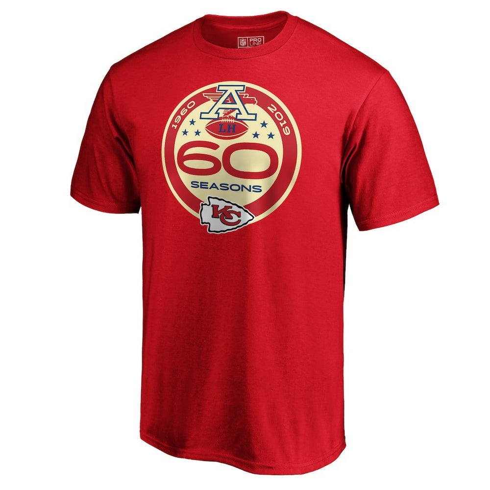 60th Season Logo T-Shirt - Kansas City Chiefs