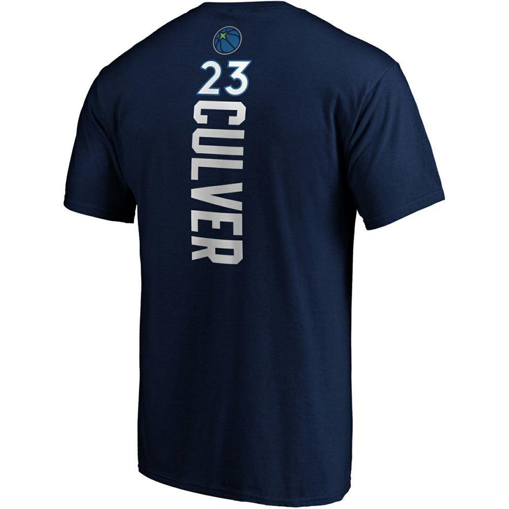 NBA Jarrett Culver Minnesota Timberwolves Playmaker Name & Number Logo T-Shirt