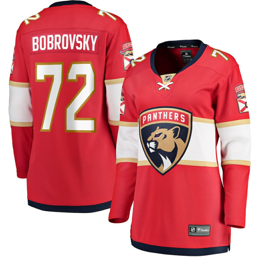 NHL Red Sergei Bobrovsky Florida Panthers Fanatics Women's Home Breakaway Jersey