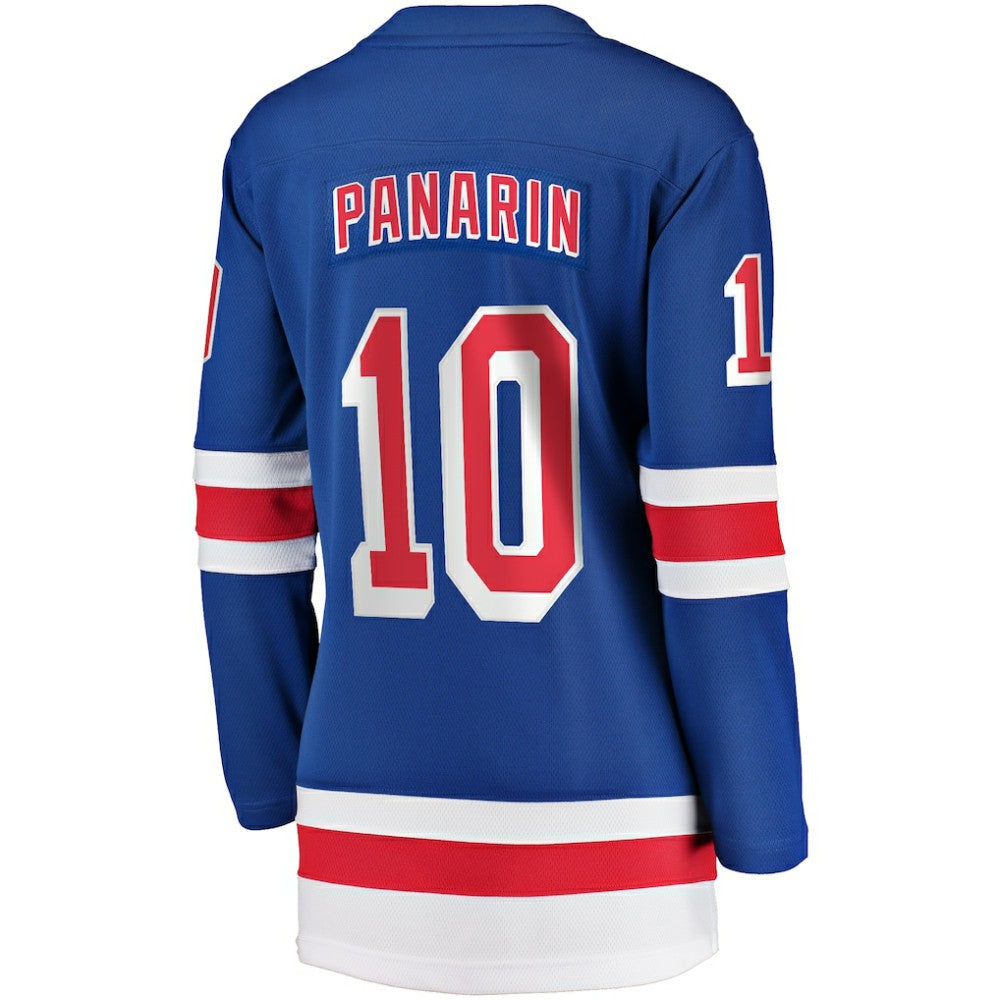 NHL Blue Artemi Panarin New York Rangers Fanatics Women's Home Breakaway Player Jersey