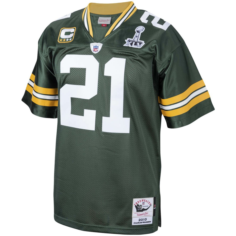 Charles Woodson  2010 Authentic Throwback Retired Player Jersey - Green Bay Packers