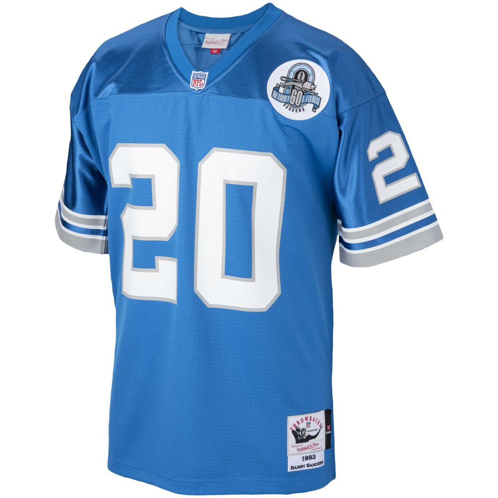 Barry Sanders  1993 Authentic Throwback Retired Player Jersey - Detroit Lions