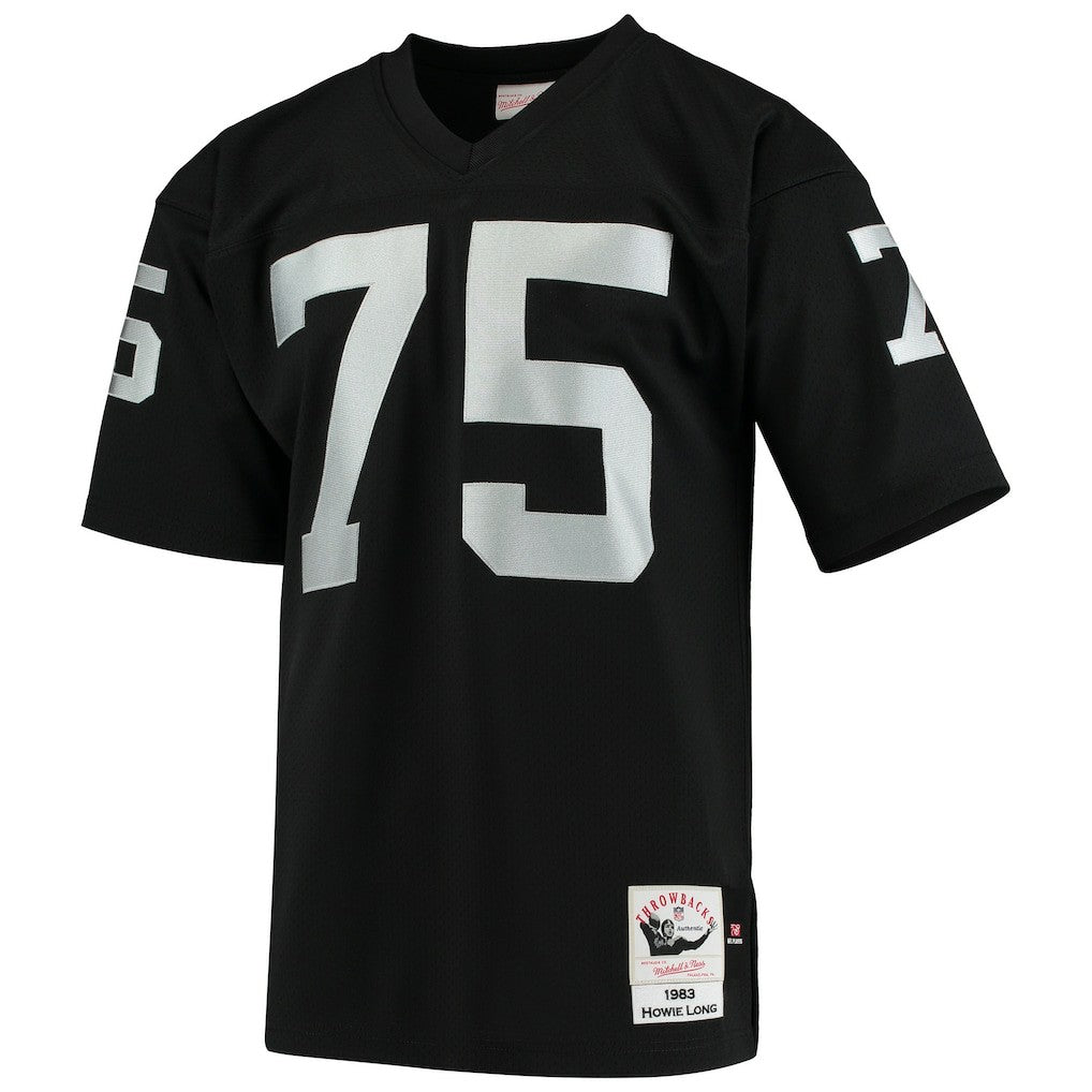 Howie Long  1983 Authentic Throwback Retired Player Jersey - Las Vegas Raiders