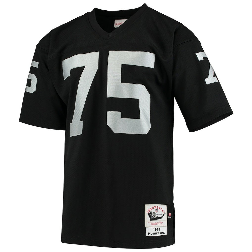 Howie Long  1983 Authentic Throwback Retired Player Jersey - Las Vegas Raiders