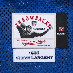 Steve Largent  1985 Authentic Throwback Retired Player Jersey - Seattle Seahawks
