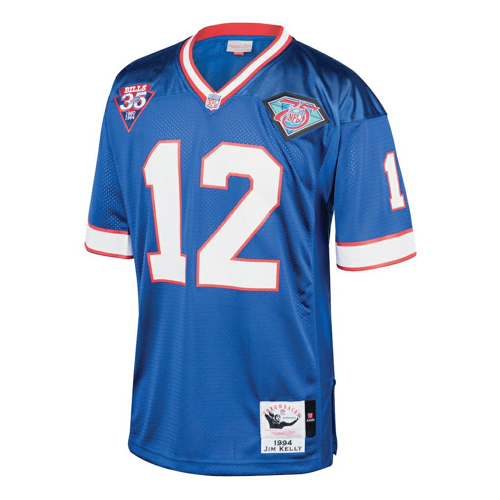 Jim Kelly  1994 Authentic Throwback Retired Player Jersey - Buffalo Bills