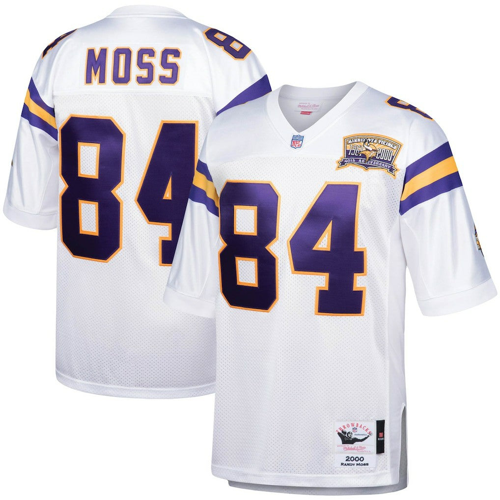 Randy Moss  2000 Authentic Throwback Retired Player Jersey - Minnesota Vikings