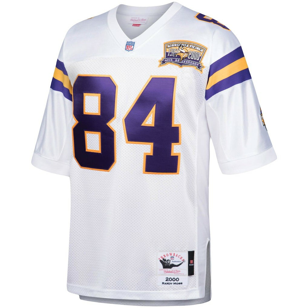 Randy Moss  2000 Authentic Throwback Retired Player Jersey - Minnesota Vikings