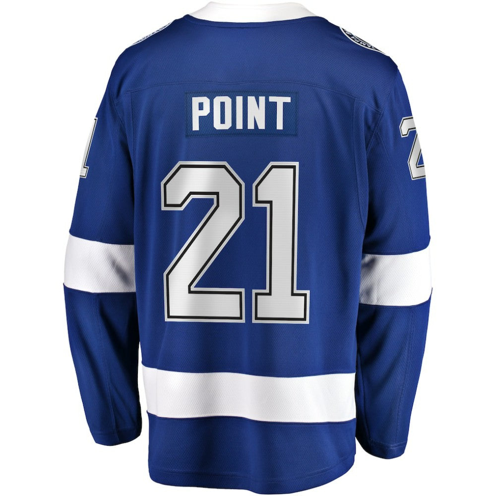 NHL Blue Brayden Point Tampa Bay Lightning Fanatics Breakaway Jersey