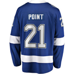 NHL Blue Brayden Point Tampa Bay Lightning Fanatics Breakaway Jersey