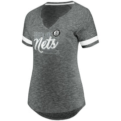 NBA Brooklyn Nets Women's Showtime Winning With Pride Notch Neck T-Shirt