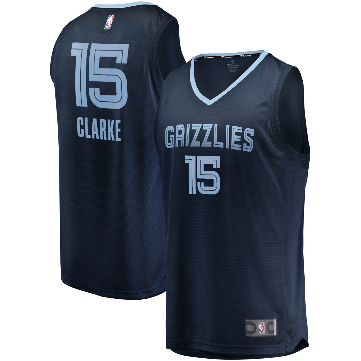 NBA Brandon Clarke Memphis Grizzlies Fast Break Replica Jersey Navy