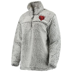 Women's Sherpa Quarter-Zip Pullover Jacket - Chicago Bears