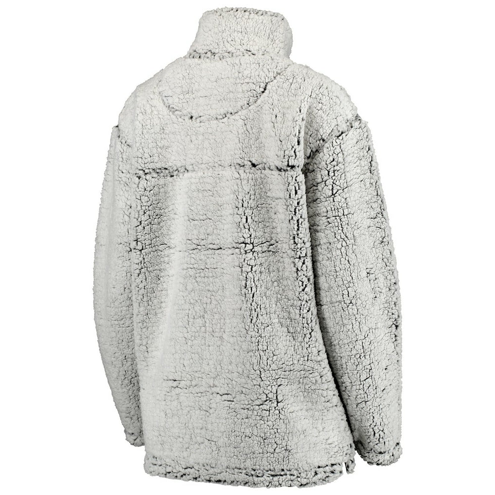 Women's Sherpa Quarter-Zip Pullover Jacket - Chicago Bears