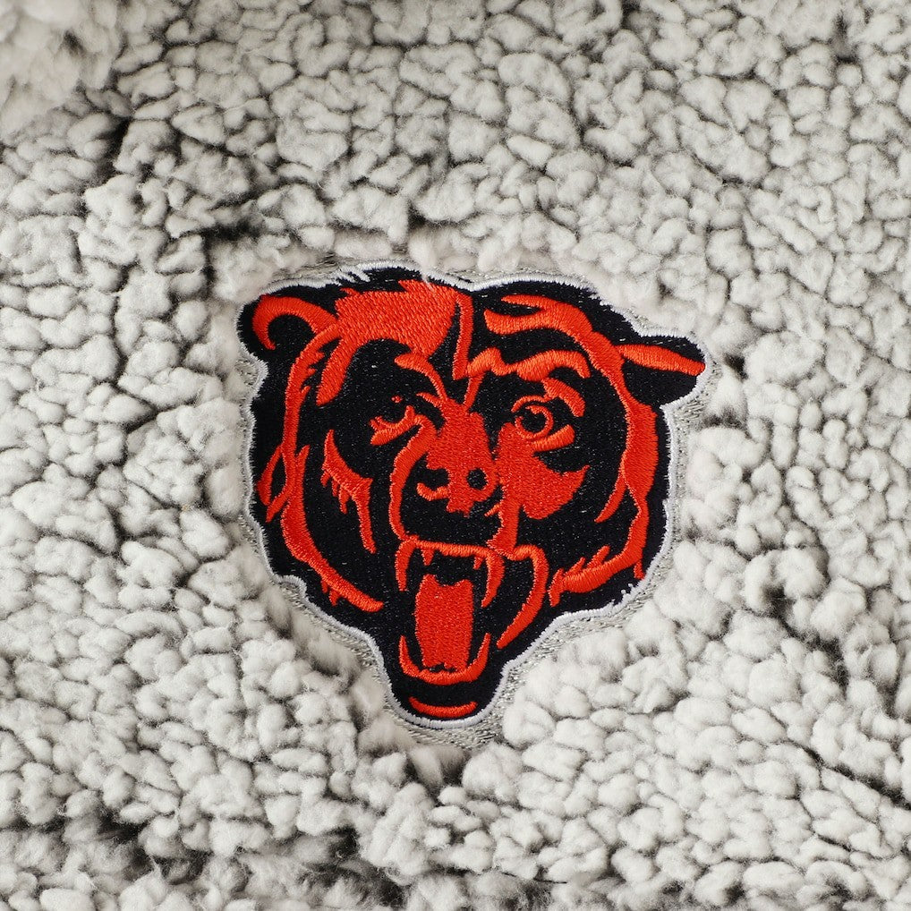 Women's Sherpa Quarter-Zip Pullover Jacket - Chicago Bears