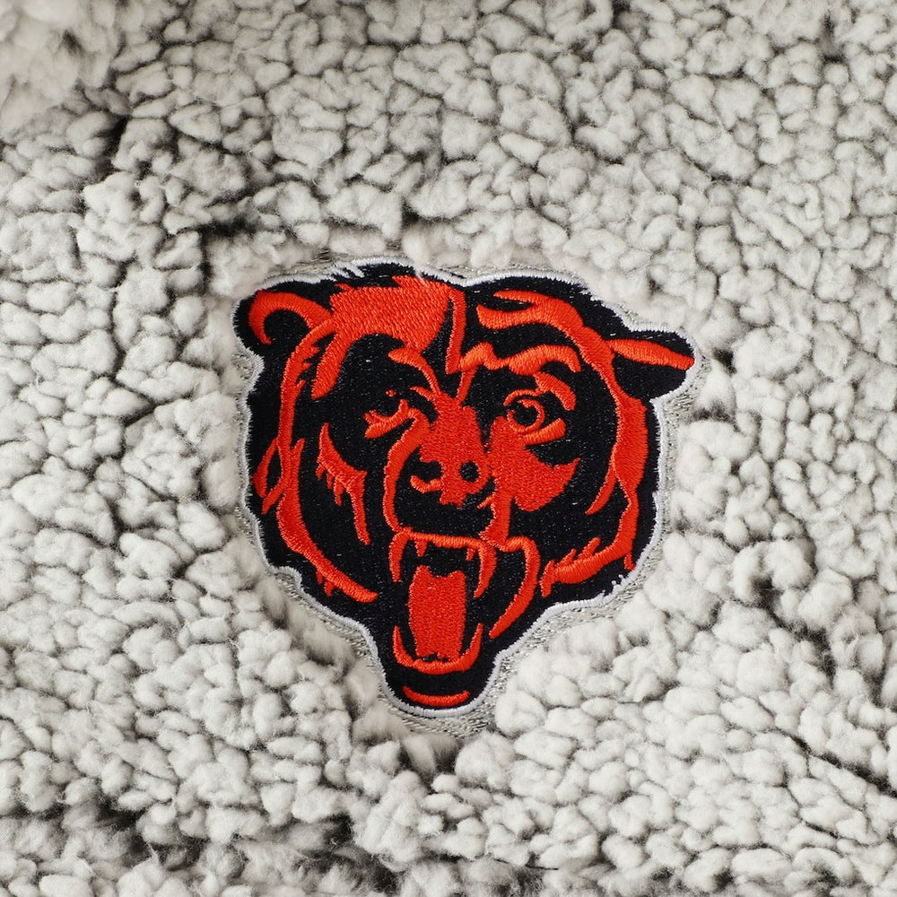 Women's Sherpa Quarter-Zip Pullover Jacket - Chicago Bears
